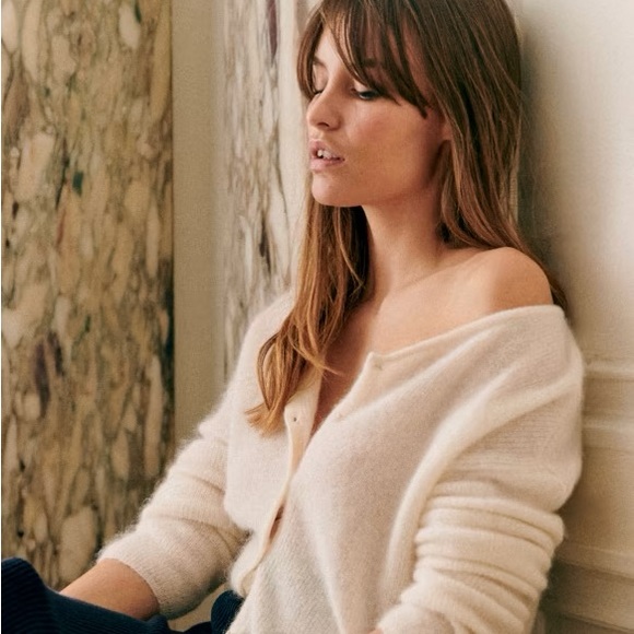 Sezane Sweaters - Like new Sezane Gaspard -Ecru